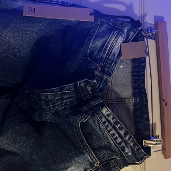 Men’s skinny jeans blue and white . Never worn. Only tried on. - Picture 2 of 5